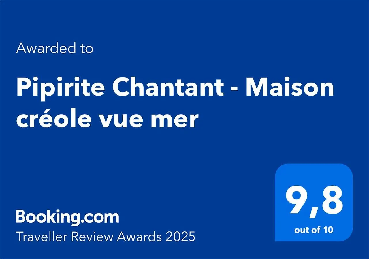Pipirite Chantant - Maison Creole Vue Mer Sainte-Rose 0*,  Guadeloupe